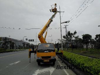 吴中登高车出租,路灯维修车租赁,苏州租24米登高车