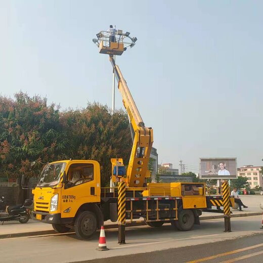 广州路灯车租赁路灯升降车高杆灯安装车出租服务