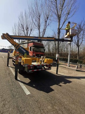 天津登高车曲臂升降车路灯车出租租赁24小时